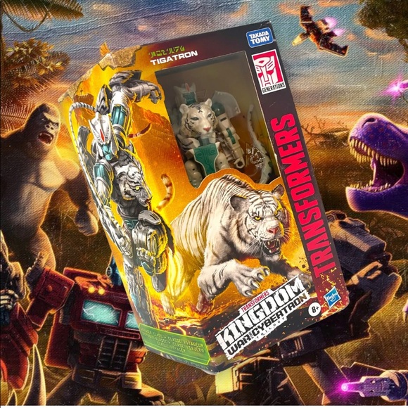 Hasbro Transformers War for Cybertron: Kingdom Voyager Tigatron Action Figure - Picture 2 of 4